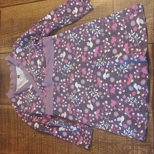 3/$12 Tea Purple Bird Dress